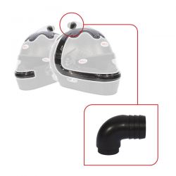 Bell Forced Air Intake Top/Side V20 - HP7/HP77- 90 Degree