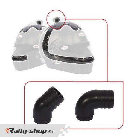 Bell Forced Air Top/SIDE/45/90 Degree Nozzle Kit - Clear