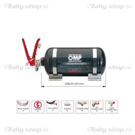 OMP Black Collection Fire Extinguisher System - 2.8 L 