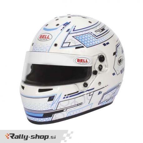 Bell RS7-K STAMINA WHITE/BLUE helmet