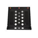 Universal steel footrest - 3 switches