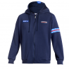 Sparco MARTINI RACING HOODED FULL ZIP sweatshirt