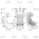 OMP HTE-EVO 2 fiberglass seat