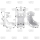 OMP HTE-EVO 2 fiberglass seat