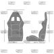 Sparco TORINO R500 SKY performance seat
