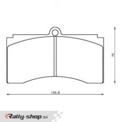 ENDLESS RCP012 racing brake pads