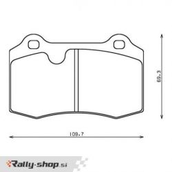ENDLESS RCP058 racing brake pads