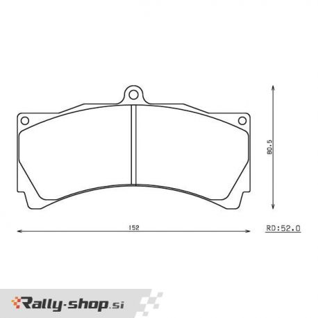 ENDLESS RCP086 plaquettes de frein course