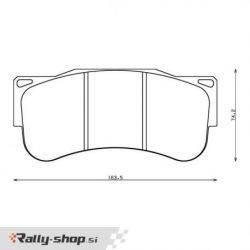 ENDLESS RCP163 verseny fékbetét