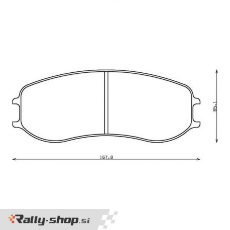 ENDLESS RCP165 pastiglie freno racing