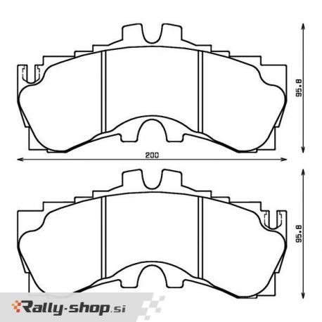 ENDLESS RCP184 racing brake pads