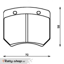 ENDLESS RCP185 racing brake pads