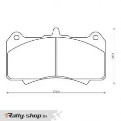 ENDLESS RCP187 racing brake pads