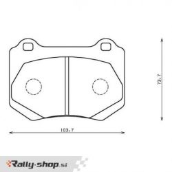 ENDLESS RCP188 racing brake pads