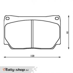 ENDLESS RCP192 racing brake pads